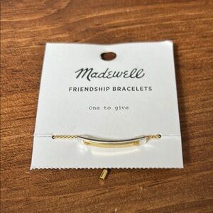 Madewell Gold Friendship Bracelet